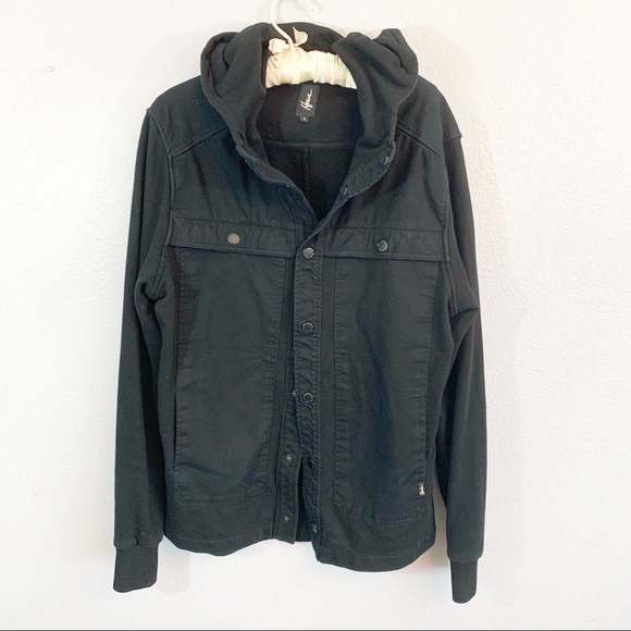 Howe Snap Front Long Sleeve Hoodie